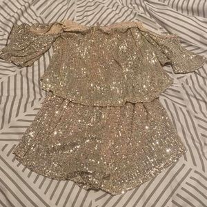 Sparkly romper